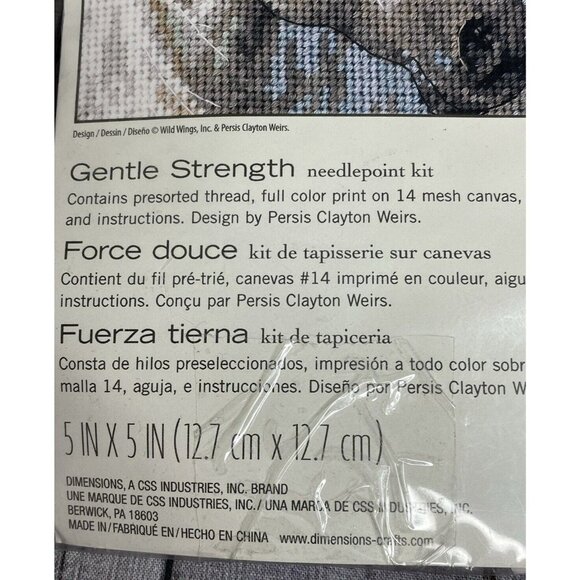 New Needlepoint Mini Kit Dimensions Gentle Strength Noble Horse Portrait #7215 - Picture 5 of 5